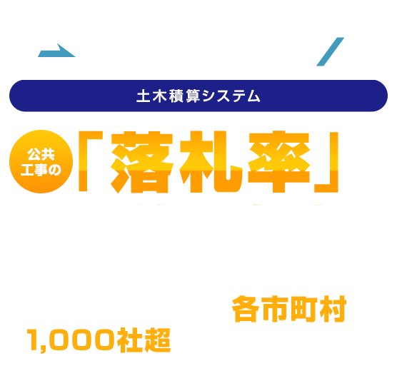 「落札率」を飛躍的に向上!!