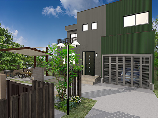 【エクステリア部門】優秀賞パース