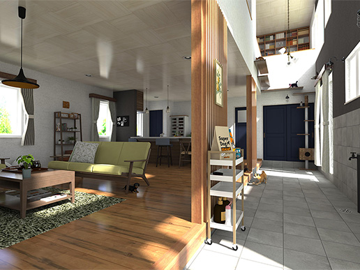 【内観部門】優秀賞パース