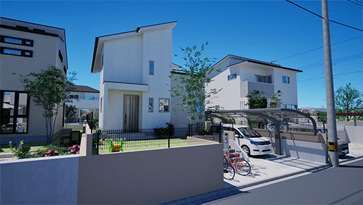 TWINMOTION 外観パース1