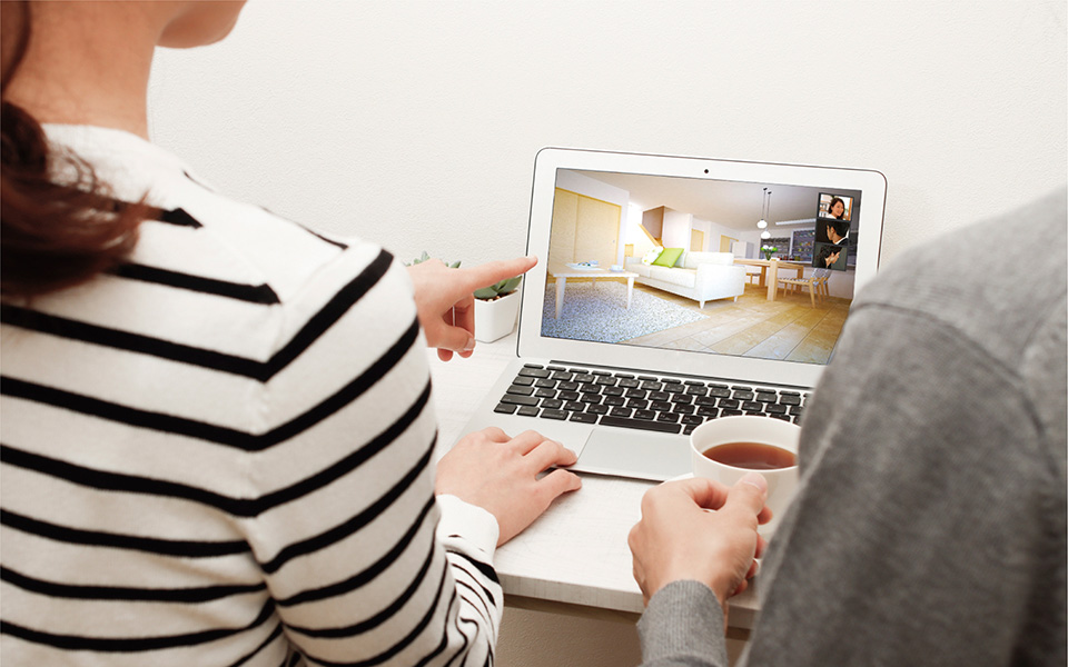 リモートで打合せ