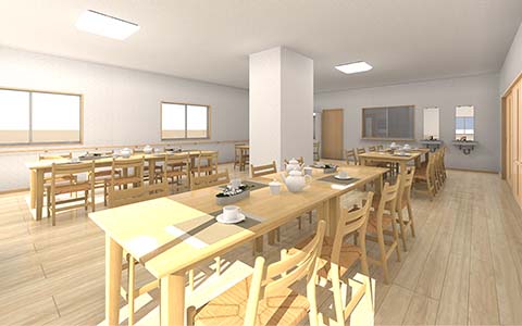 福祉介護施設のプランニング例