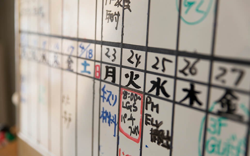 工程・注意点・連絡が分散。見落としやすく、共有も一苦労