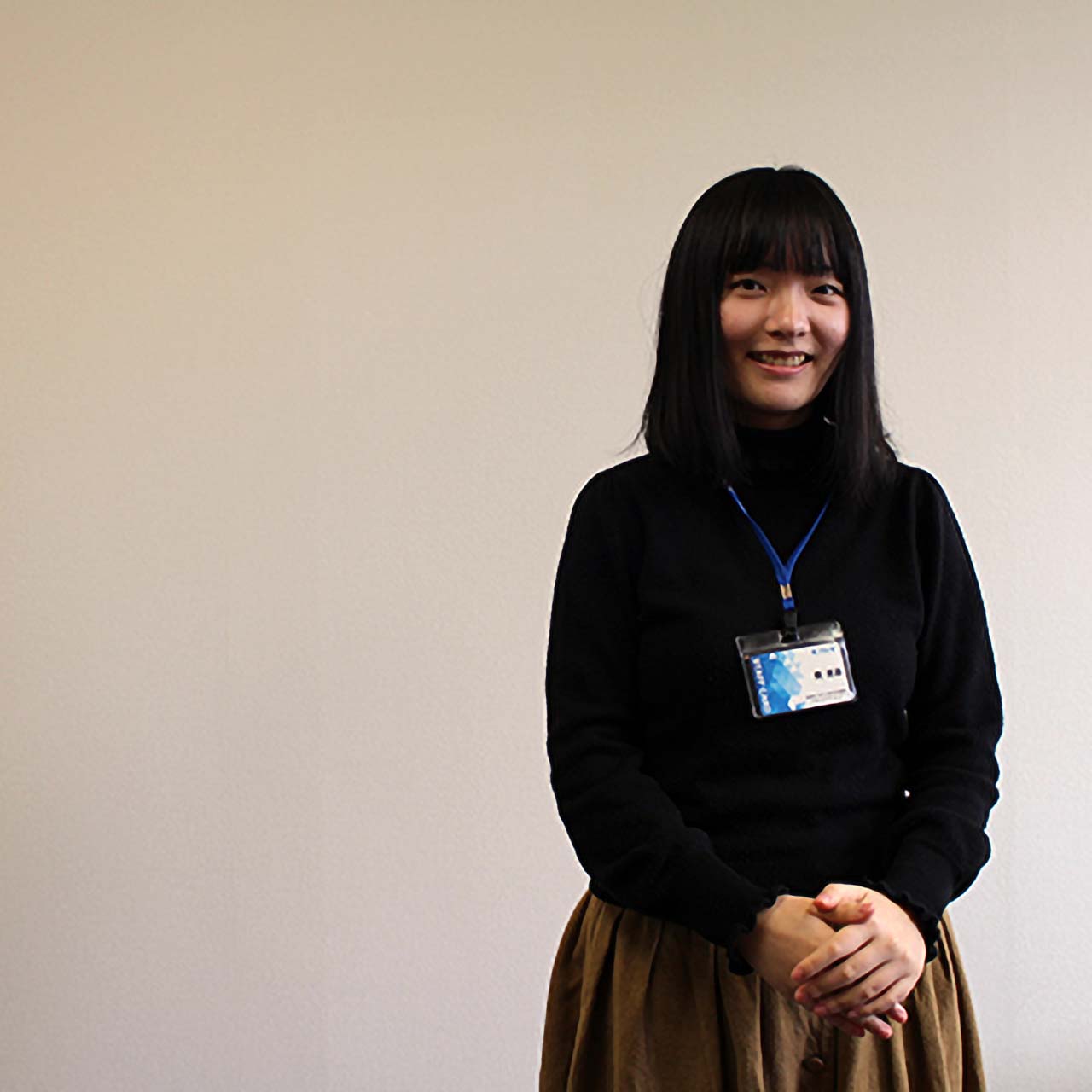 社員紹介：費 思嘉（インタビュー写真02）