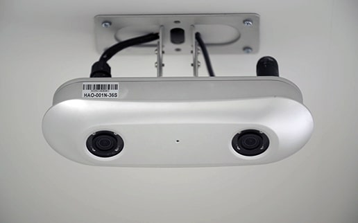 現場や倉庫にバーチャルのセキュリティドアを設置