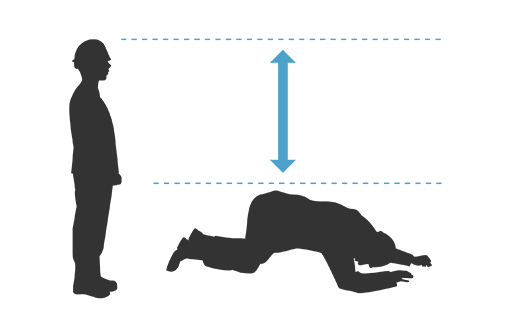 高さの変化を検知