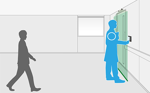 人物【A】の認証を確認