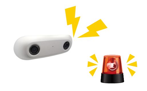 音声警告・自動録画